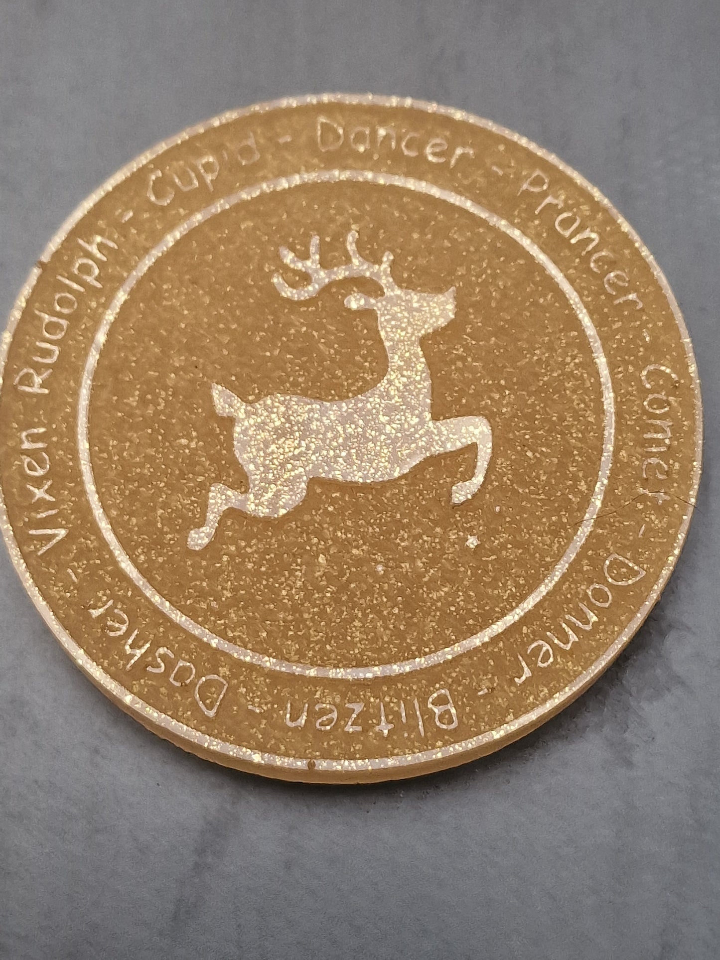 Reindeer token Silicone Mould