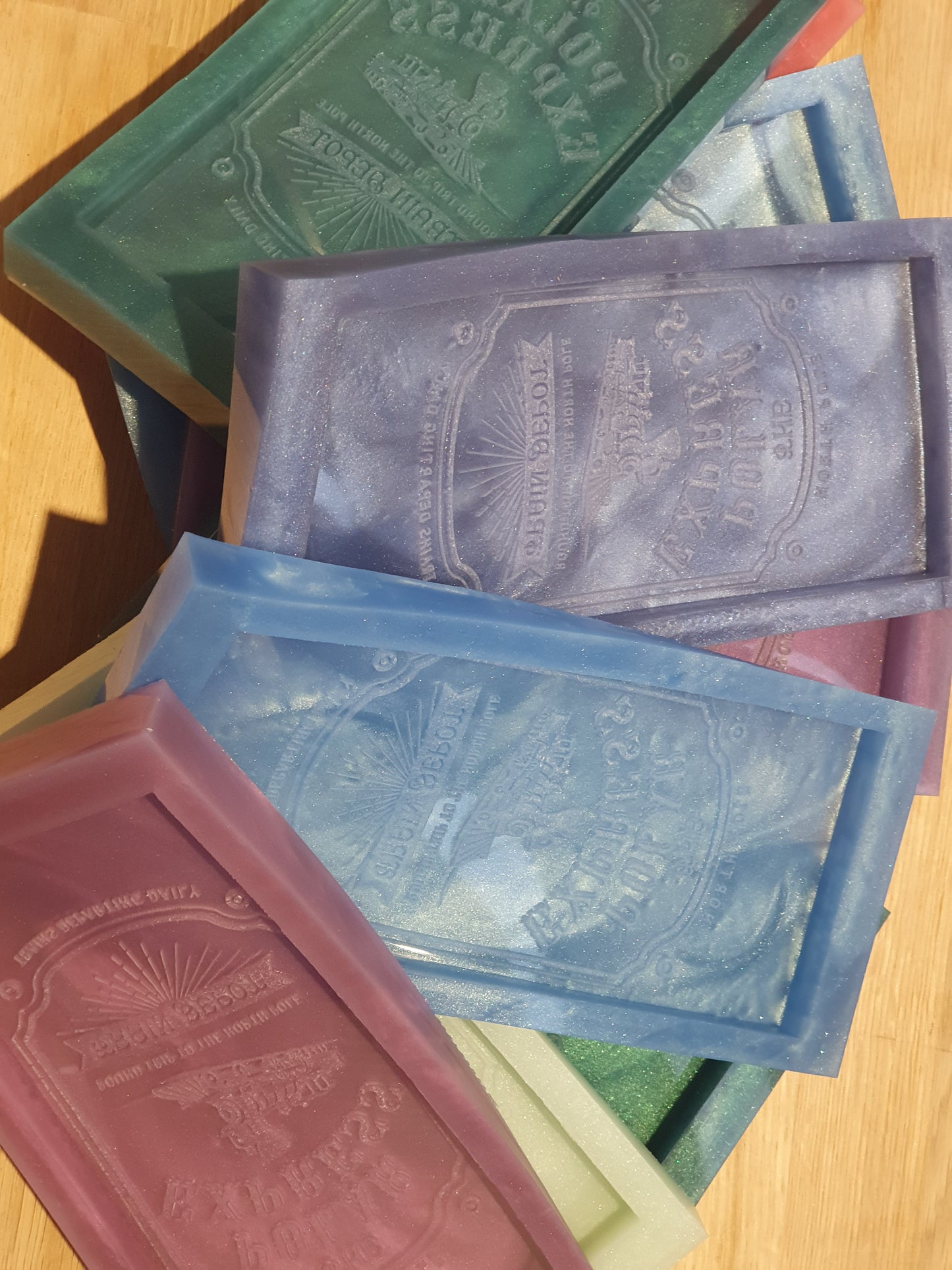 Polar Express Christmas Snap Bar Wax Silicone Mould