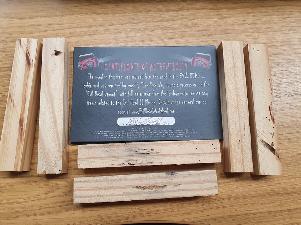 Evil Dead II wood blanks