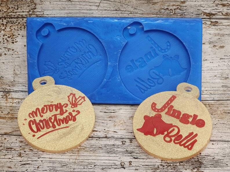 Christmas Baubles Silicone Mould