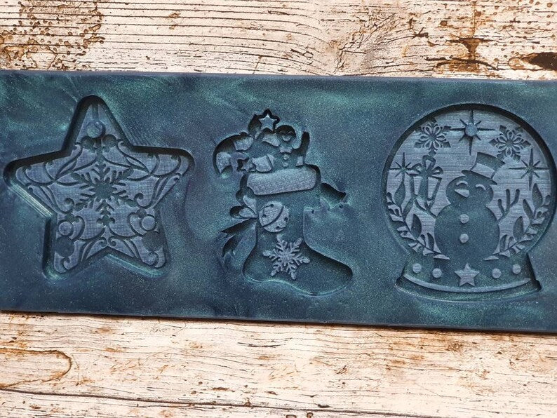 Christmas Baubles Silicone Mould
