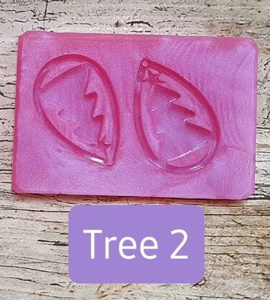 Christmas Earring Pendant Silicone Mould