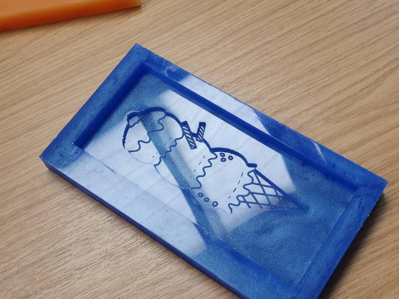 Ice Cream Snap Bar Wax Silicone Mould