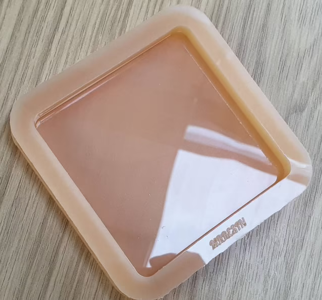 9cm/90mm Square Coaster Silicone Mould