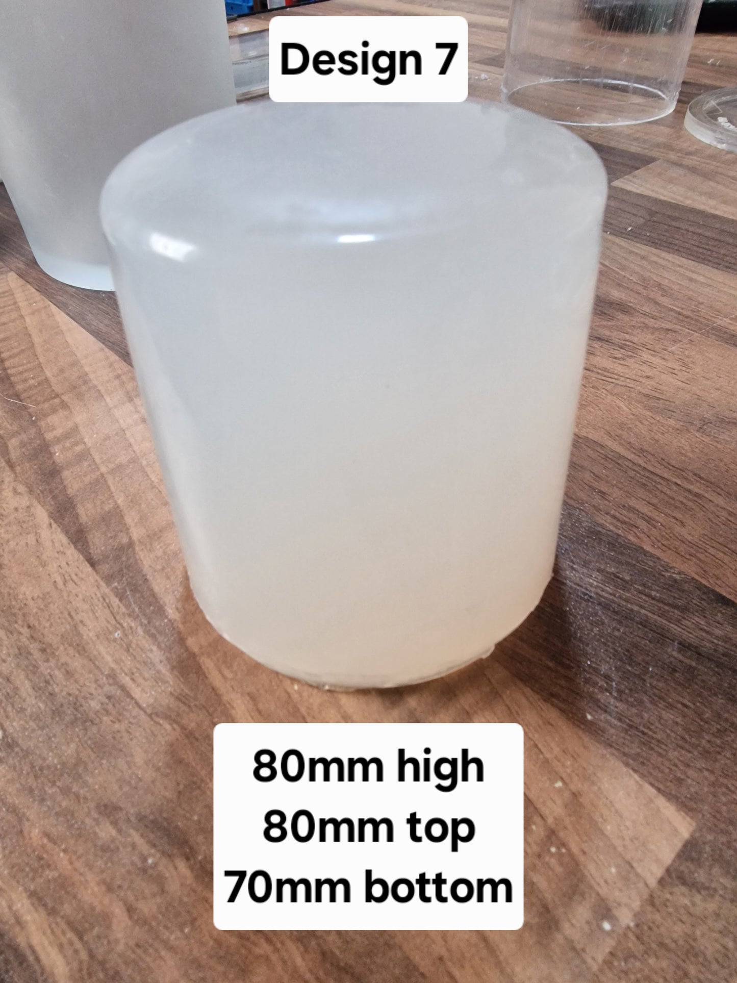 Candle refill mould for jars and containers