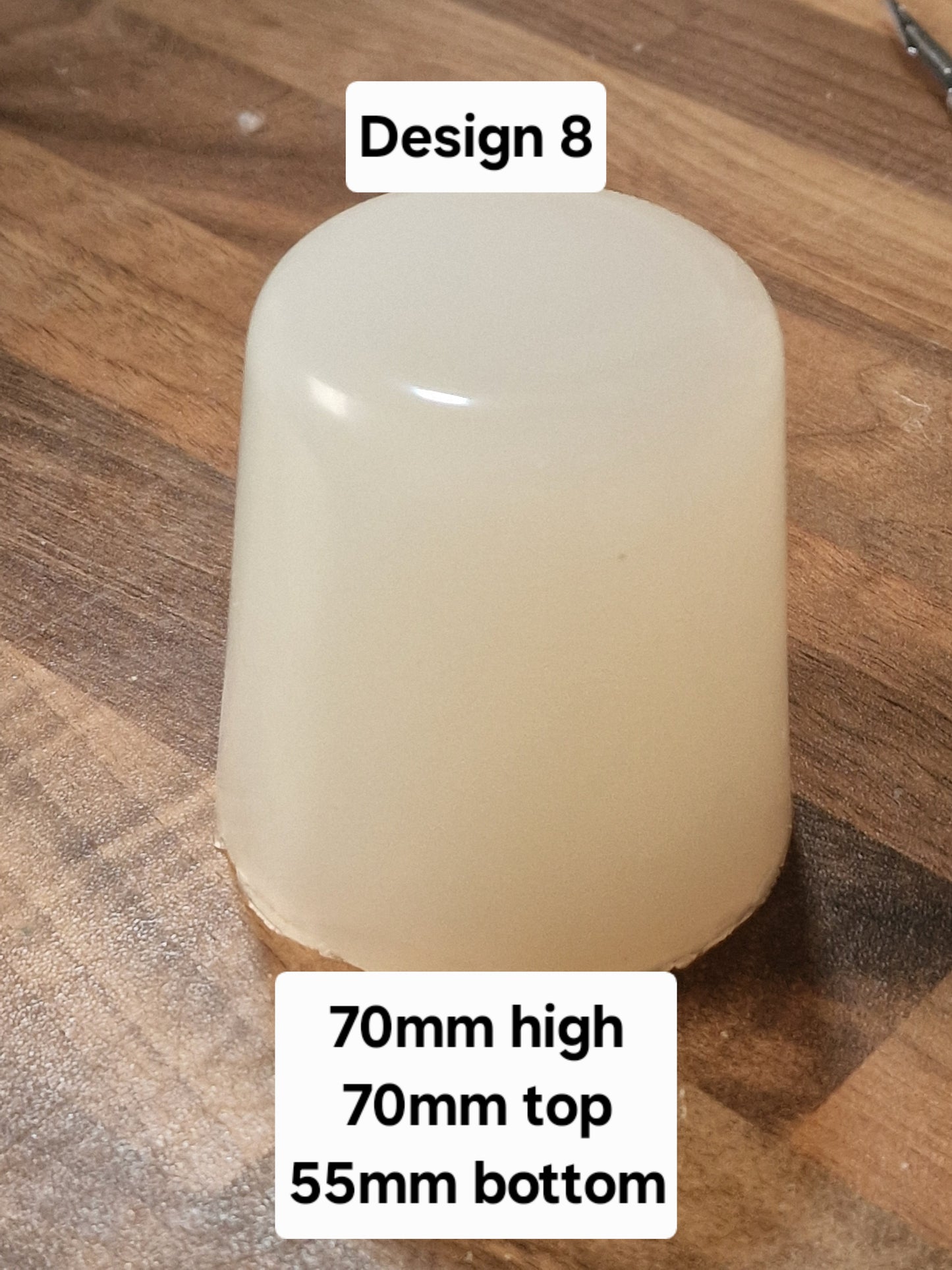 Candle refill mould for jars and containers