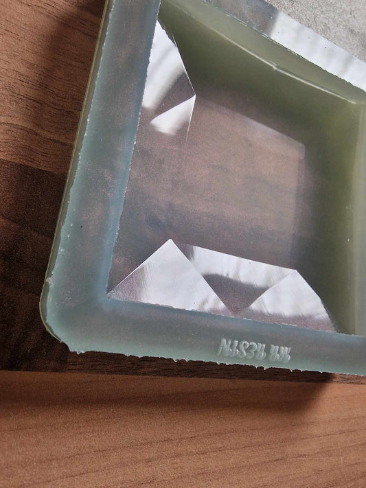 Facet Square Silicone Mould