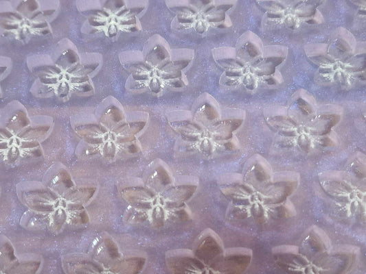 Orchid Flower Scoopy / Scoopies / Tiny Melts Silicone Mould