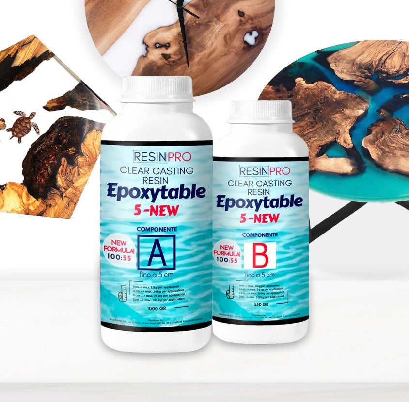 Epoxytable 5 Epoxy Resin for Tables and Deep Casting