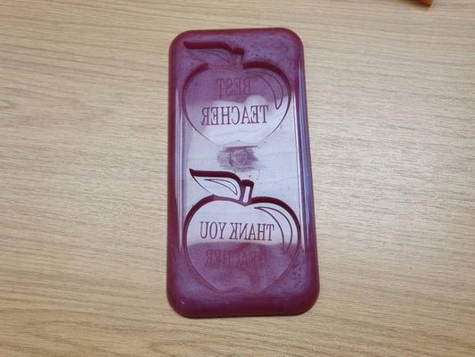 Best Teacher / Thank You Teacher Apple Double Mould