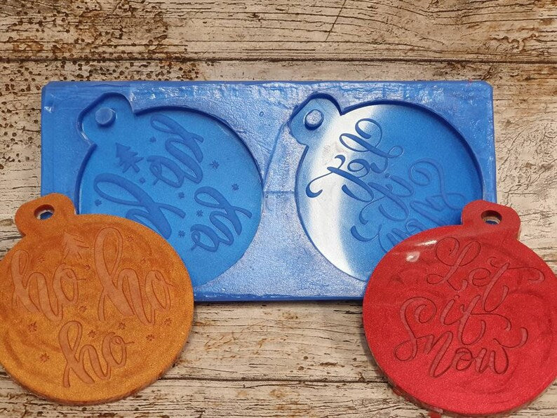 Christmas Baubles Silicone Mould