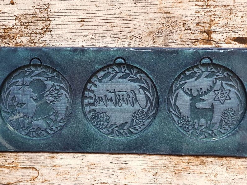 Christmas Baubles Silicone Mould