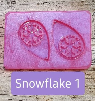 Christmas Earring Pendant Silicone Mould