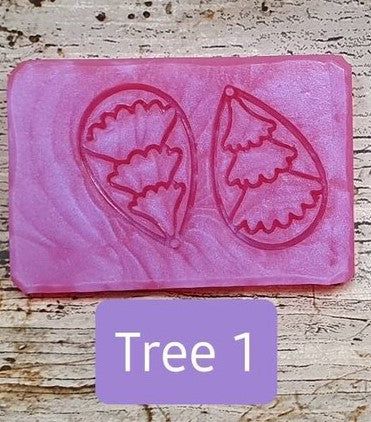 Christmas Earring Pendant Silicone Mould