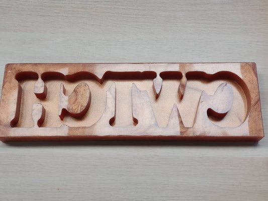 Cwtch Freestanding Word Silicone Mould