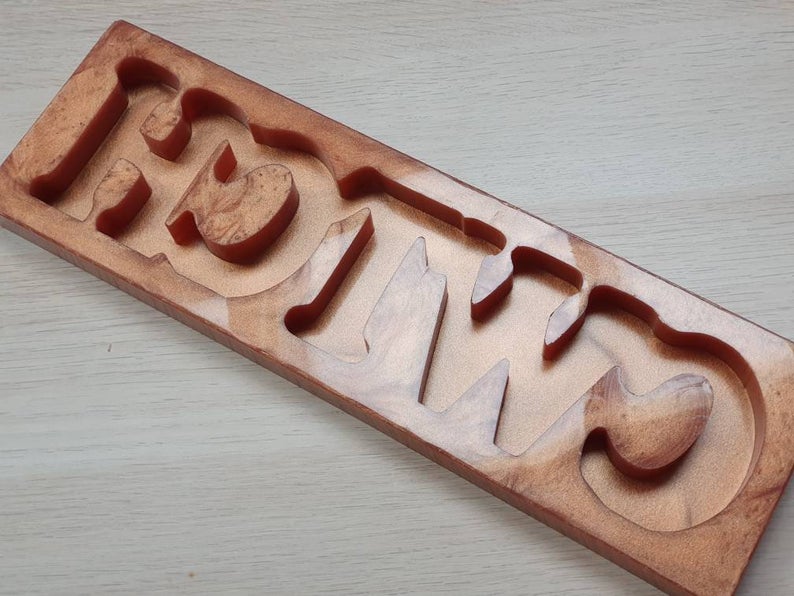 Cwtch Freestanding Word Silicone Mould