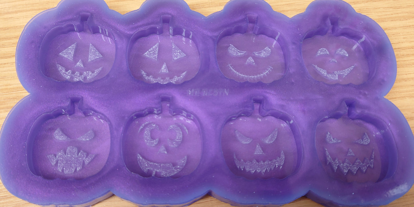 Pumpkin Shaped Wax Melt Silicone Mould