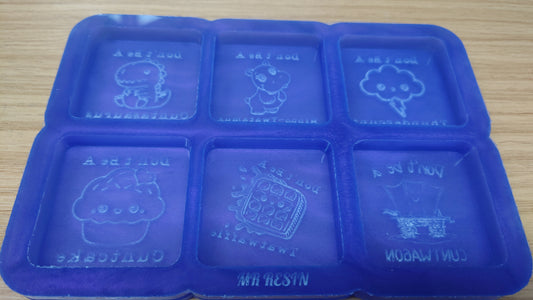 Sweary Slogans Silicone Mould