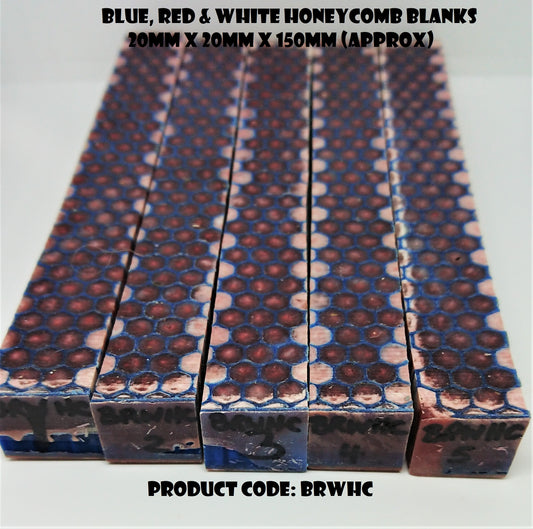 3D Printed Honeycomb Pen Blanks