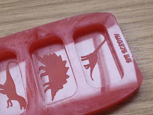 Dinosaur Wax Melt / Keyring Silicone Mould - HB Style Size