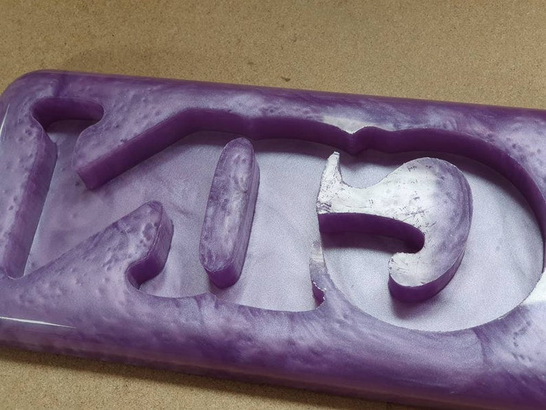 Gin Freestanding Word Silicone Mould