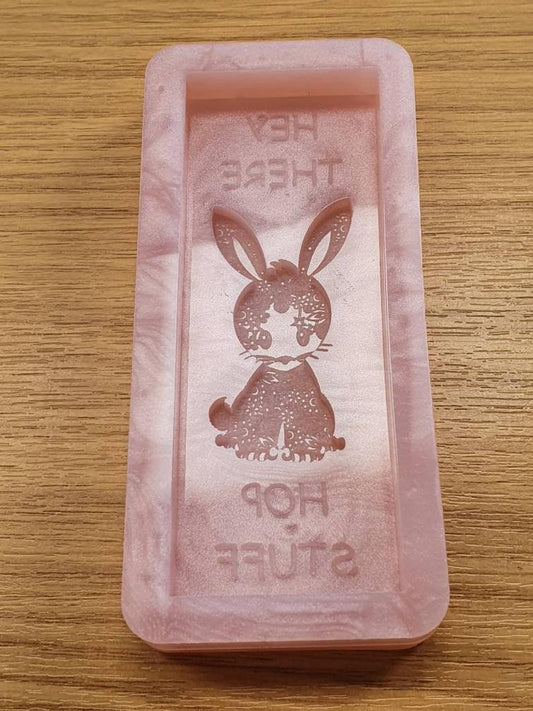 Hey There Hop Stuff Rabbit Wax Bar Silicone Mould