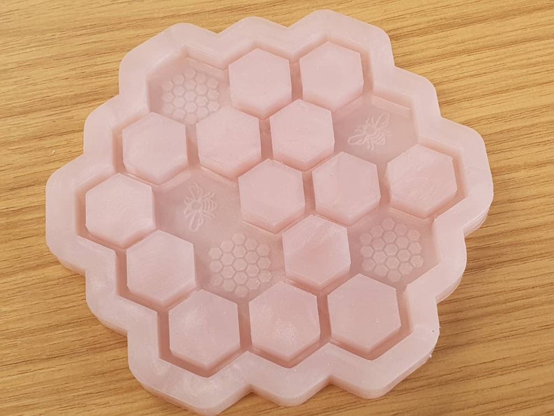 Honeycomb Bee Coaster Silicone Mould