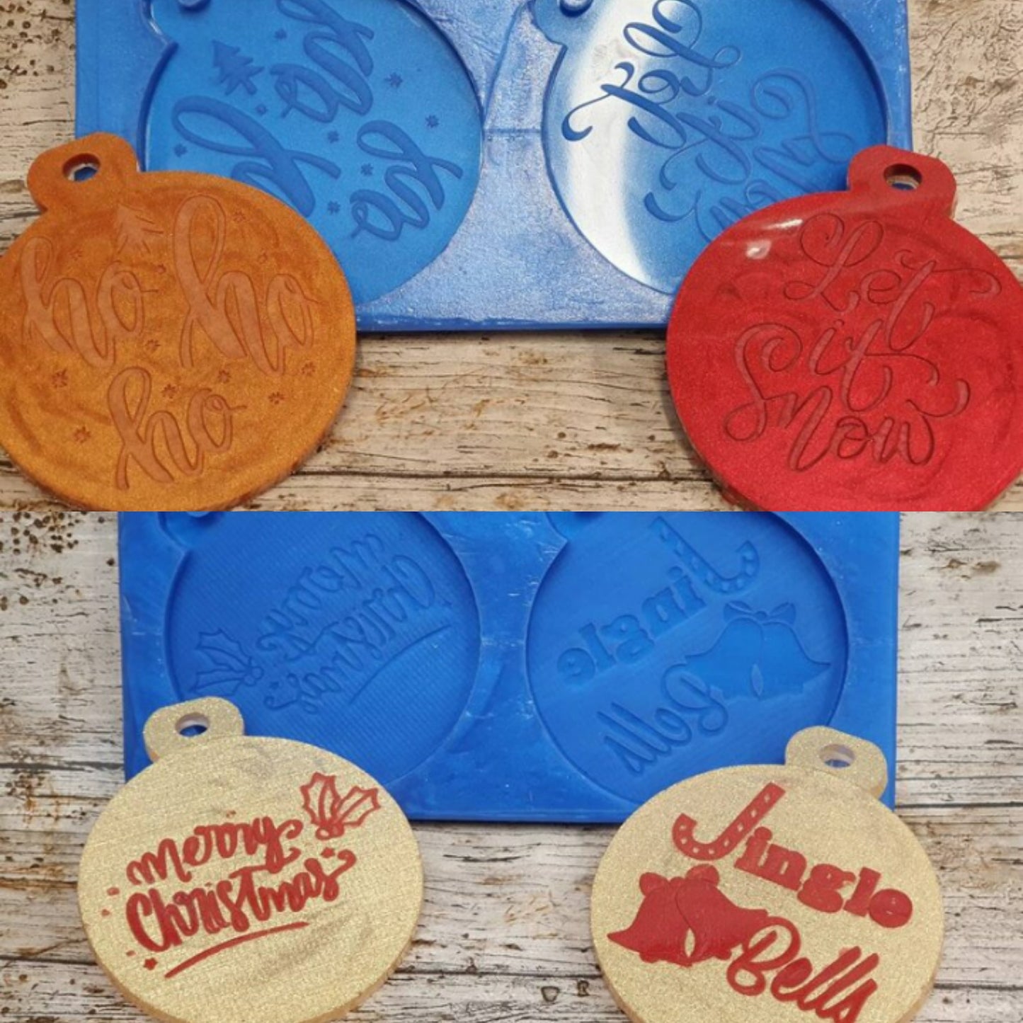 Christmas Baubles Silicone Mould