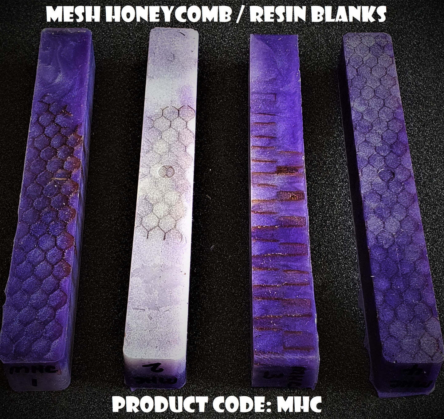 3D Printed Honeycomb Pen Blanks