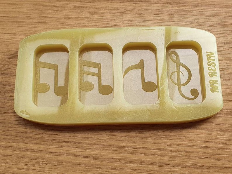 Musical Notes Wax Melt Silicone Mould - HB Style Size – MrResin