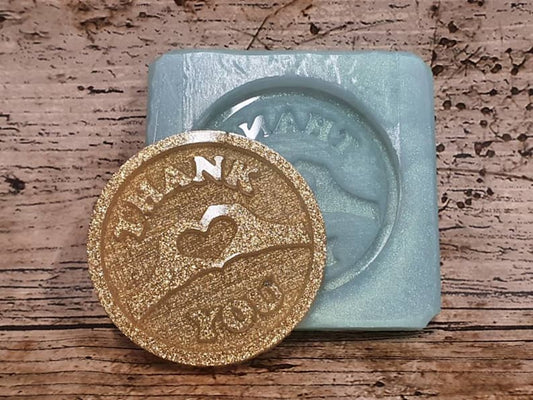 Thank You Token Silicone Mould