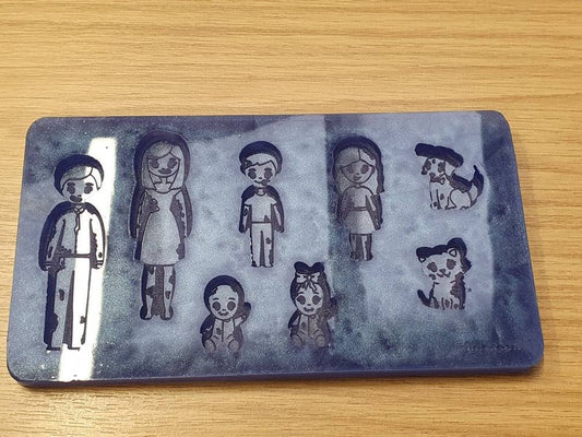 Zombie Horror Halloween Family Silicone Mould