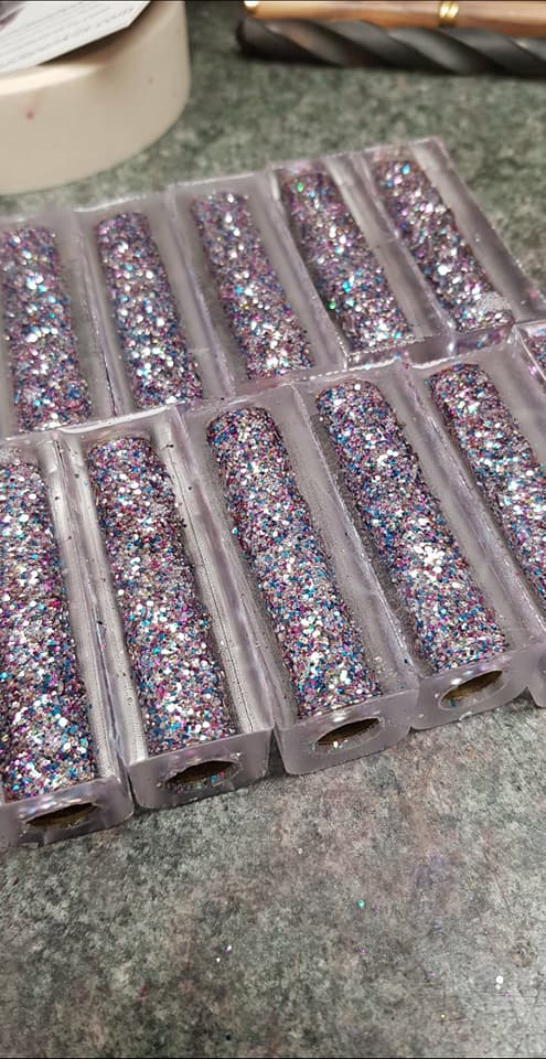 Pre-Tubed Glitter Blanks